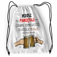 Plecak Dla Miłosza Sportowy Szkolny Worek Torba Z Nadrukiem Ze Zdjęciem