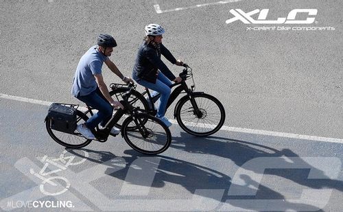 Kask rowerowy MTB / CITY / Cross 53-60cm + wbud. światło LED XLC BH-C32 241 na Arena.pl