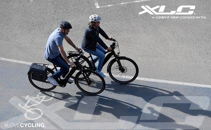 Kask rowerowy MTB / CITY / Cross 53-60cm + wbud. światło LED XLC BH-C32 241 zdjęcie 5