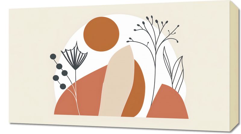 Obraz 70x40cm Organiczny Splot zdjęcie 1