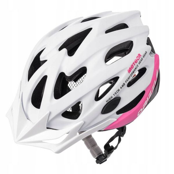 Kask rowerowy z daszkiem lekki regulowany na rower Meteor Drizzle M 55-58cm zdjęcie 1