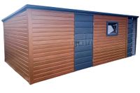 Schowek Domek Ogrodowy 4,5x3 + Wiata 1x3m Drzwi Okno Dach spad w tył TS720