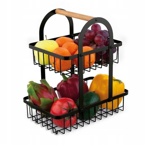 KOSZ na OWOCE piętrowy ORGANIZER koszyk Tadar Rainbow 27x18,5x31 na Arena.pl