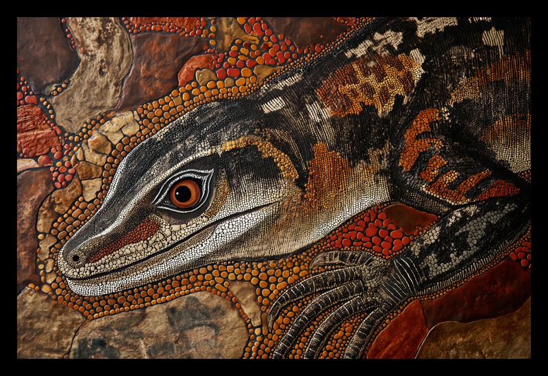 Plakat 30x20cm Oko Jaszczurki zdjęcie 2