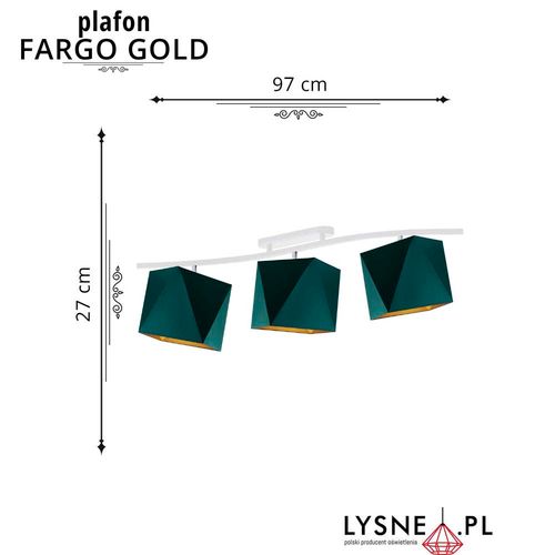 Elegancki plafon FARGO GOLD na Arena.pl