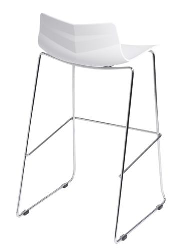 Stołek barowy leaf biały na Arena.pl