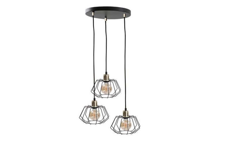 Lampa wisząca 3xE27 LUNA GOLD zdjęcie 1