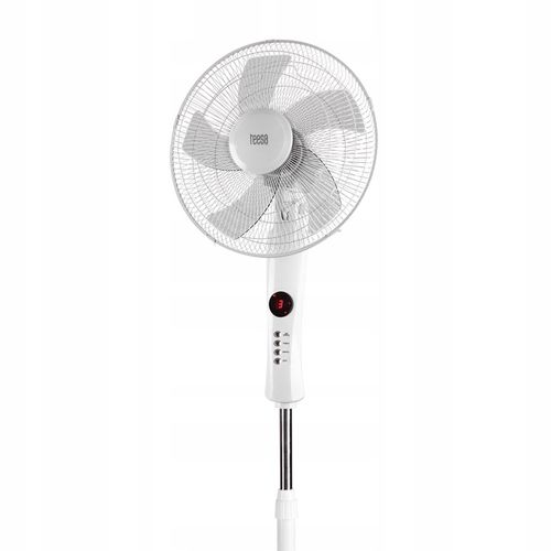 WENTYLATOR STOJĄCY BIAŁY STEROWANY PILOTEM 130CM 50W OSCYLACJA 3 TRYBY na Arena.pl