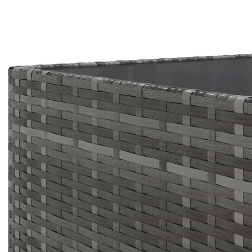 10-cz. zestaw wypoczynkowy do ogrodu, z poduszkami, szary na Arena.pl