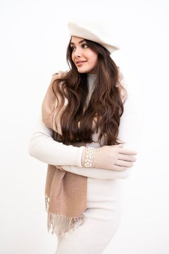 Beret damski wełniany Classic -klasyczny francuski antenka Czarny na Arena.pl