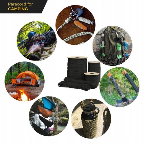 Linka EDCX 4mm Paracord 550 - (Coyote Brown, 50 m) na Arena.pl