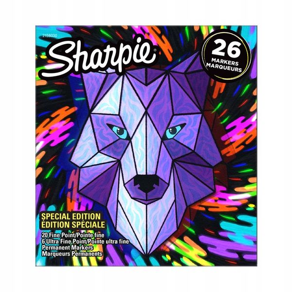 Zestaw markerów Sharpie Wolf 26 szt. + Gratis zdjęcie 1