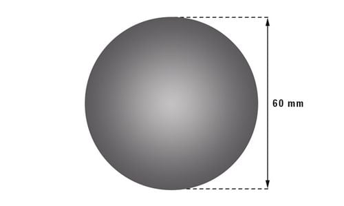ODBOJNIK OGRANICZNIK ŚCIENNY DO DRZWI 60mm KREMOWY na Arena.pl