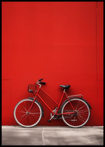 Plakat 64x90cm Czerwony Rower na Arena.pl