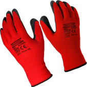 RĘKAWICE ROBOCZE OCHRONNE BHP RĘKAWICZKI MOCNE LATEX POWLEKANE ROZ. 10 XL