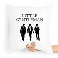 Poduszka Prezent Dla Syna Little Gentelman Z Nadrukiem Ze Zdjęciem