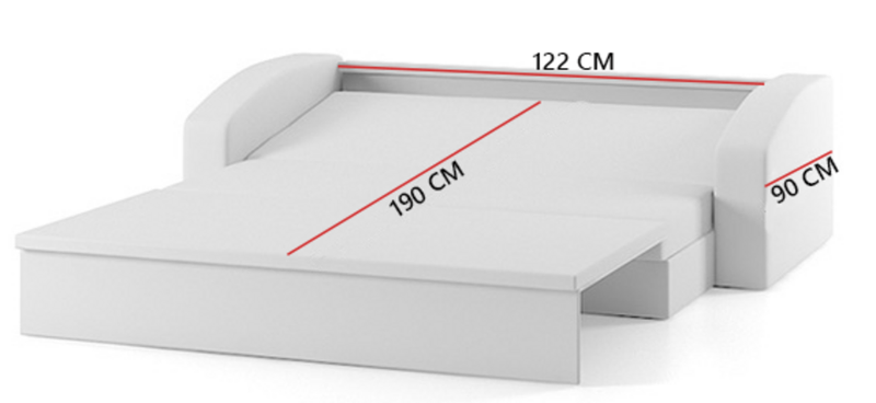 Sofa HEWLET z funkcją spania zdjęcie 5
