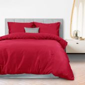 Pościel Bawełniana 200X220 Satyna Kolor Koral
