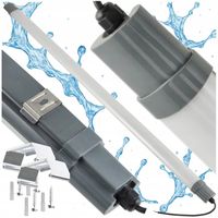 Lampa LED 120cm Hermetyczna PANEL Oprawa 36W IP65 Do Garażu Warsztatu