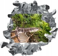 FOTOTAPETA 3D naklejka samoprzylepna widok most