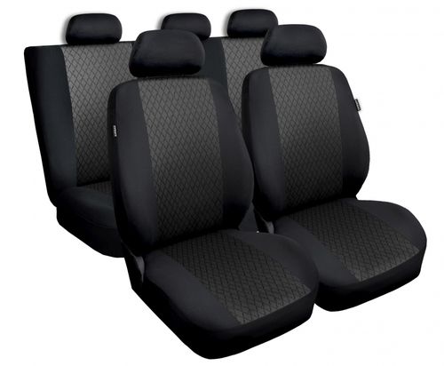 Pokrowce na fotele samochodowe PROFI Szare do BMW7 E38 E65 E66 F01 G11 na Arena.pl