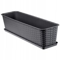 DONICZKA DONICA BALKONOWA PODSTAWKA 60cm ANTRACYT