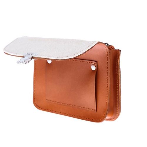 Saszetka do paska skóra KEMER VOOC Vintage P11 Brązowy na Arena.pl