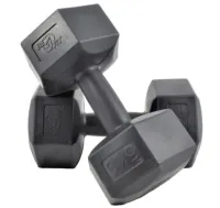 Zestaw Hantli Hantelków Ciężarki Bitumiczne do Ćwiczeń 2x 5kg