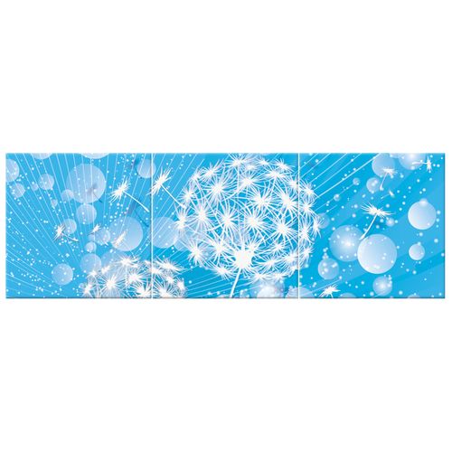 Obraz 90X30 Dmuchawce Abstrakcja Błękitne Tle na Arena.pl