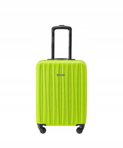 PUCCINI Walizka Kabinowa Podróżna Na Kółkach Do Samolotu Zielona ABS021C-5B na Arena.pl