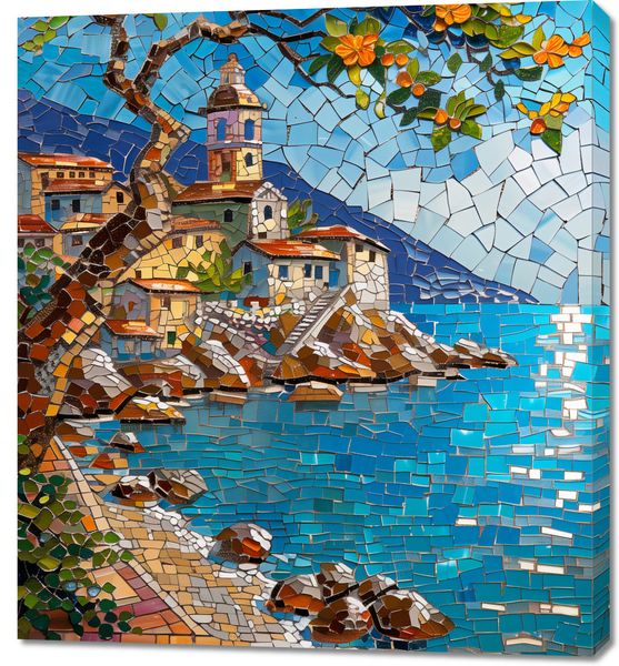 Obraz 90x100cm Mozaikowa Układanka zdjęcie 1