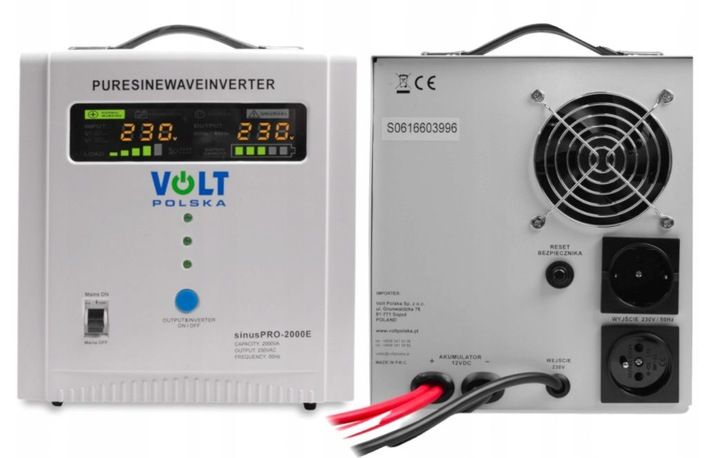 Zasilacz UPS Volt 12V 2000E 2000 VA 1250 W 3SP092012E zdjęcie 9