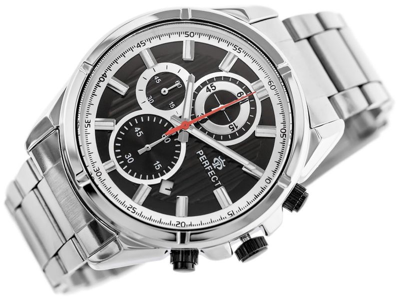 ZEGAREK MĘSKI PERFECT CH03M - CHRONORGAF (zp358a) zdjęcie 2