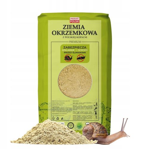 DIATOMIT NATURALNA ZIEMIA OKRZEMKOWA WSPARCIE DLA ROŚLIN 19KG/20KG / 40L na Arena.pl