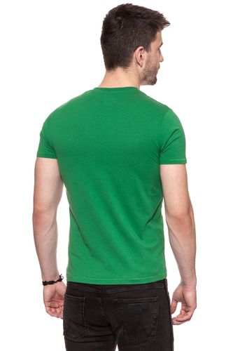 WRANGLER SS LOGO TEE AMAZON GREEN W7A86D3UX M na Arena.pl