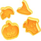 Foremki wykrawacze do ciastek motyw Halloween 4 sztuki 4 wzory