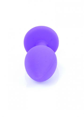 plug jewellery purple silicon plug small  red diamond na Arena.pl