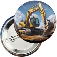 Przypinka z agrafką 59mm - MASZYNY BUDOWLANE