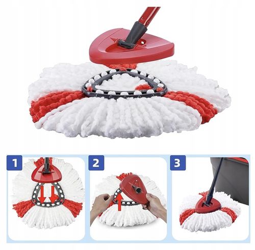 10 X WKŁAD DO MOPA VILEDA EASY WRING CLEAN TURBO OBROTOWEGO ULTRA CHŁONNE na Arena.pl