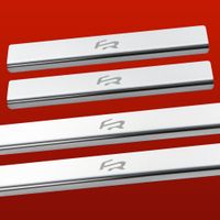 Listwa progowa SEAT LEON MK3 FR Stal nierdzewna 304 połysk 4szt