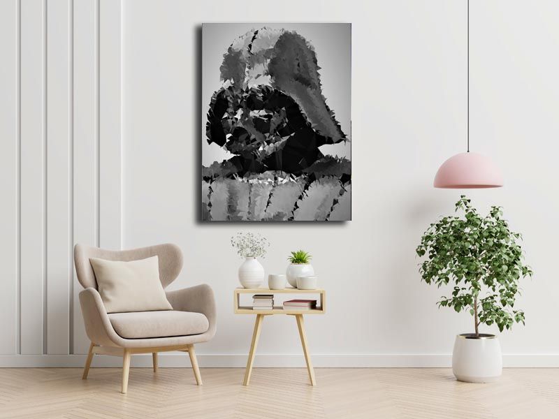 POLYamory - Darth Vader, Gwiezdne Wojny Star Wars - obraz na płótnie 30x40 cm zdjęcie 2