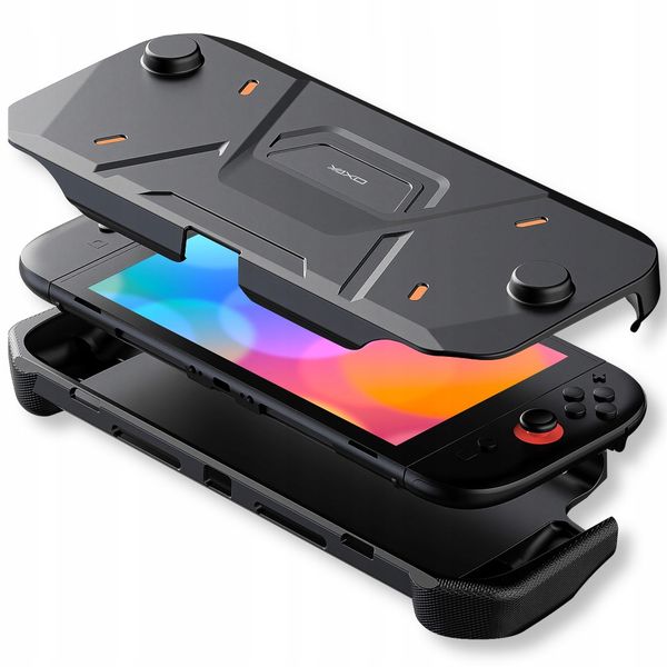 Etui Nintendo Switch 2 Yaxo Nomad Techno Black zdjęcie 2