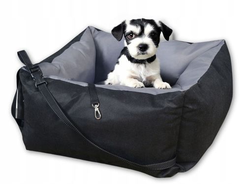 Transporter Samochodowy 55x55 cm Wodoodporny Szary dla Psa Kota na Arena.pl