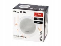 GŁOŚNIK SUFITOWY DWUDROŻNY 100MM 10CM 15W DO DOMU BIURA LOKALU KUCHNIA