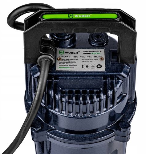 POMPA DO WODY BRUDNEJ CZYSTEJ ZANURZENIOWA SITKO SITO SZAMBA 1" WUBER na Arena.pl