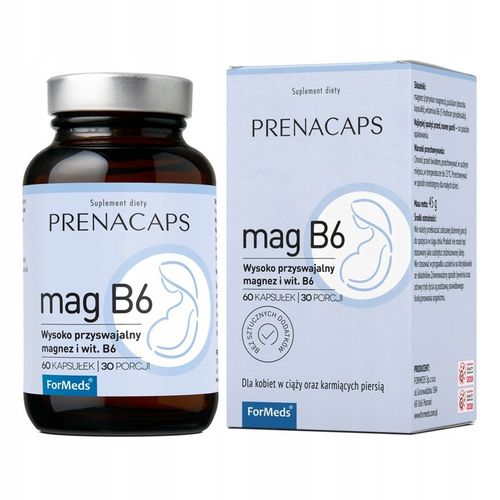 ForMeds PRENACAPS MAGNEZ + B6 P-5-P Ciąża na Arena.pl