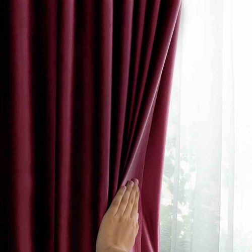 CURT/AH/VELVET/EYELETS/WINE/140X245/1PC na Arena.pl