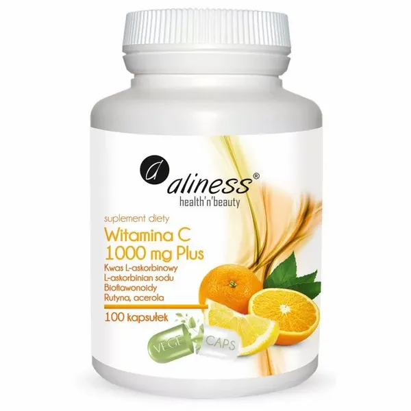 Witamina C 1000mg Plus 100kaps Aliness zdjęcie 1