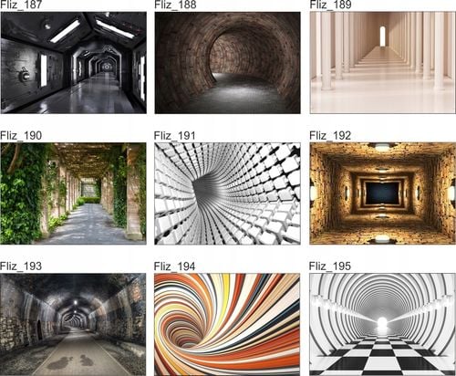 OBRAZ na płótnie tunel widok na miasto 3D 120x80 na Arena.pl