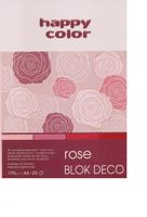 BLOK A4 170G DECO ROSE HAPPY COLOR 5905130004902